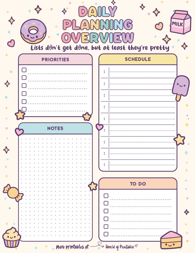 Printable Daily Planner 46