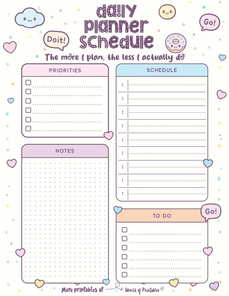 Printable Daily Planner 47