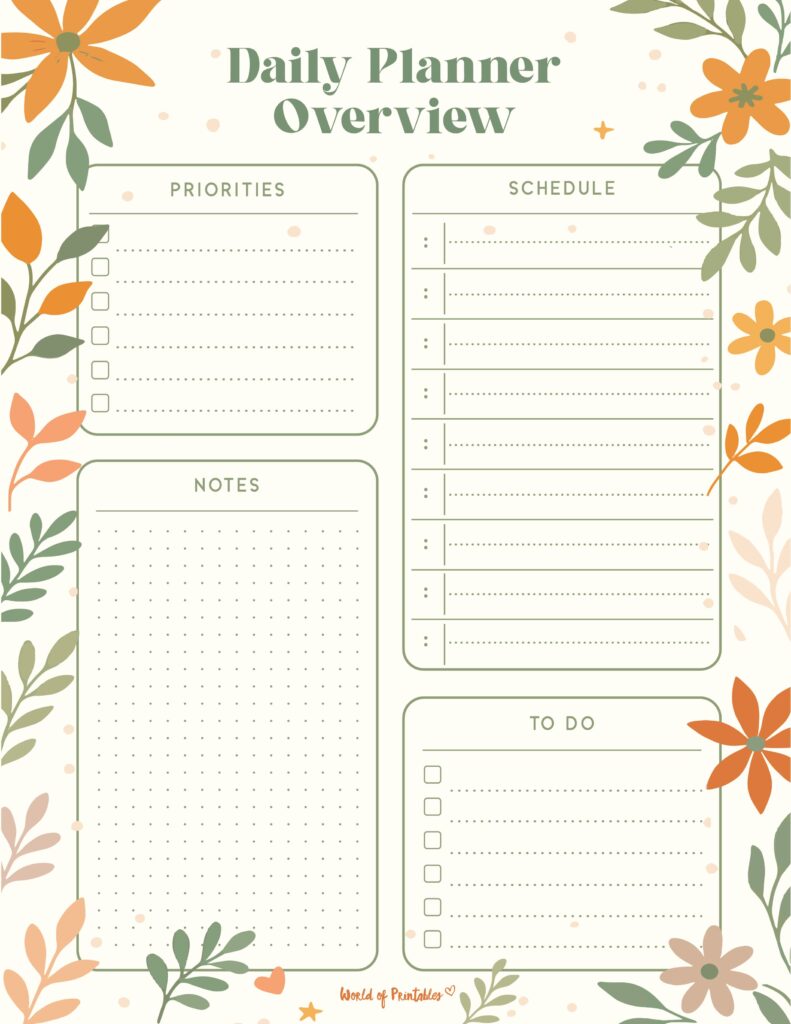Printable Daily Planner 49