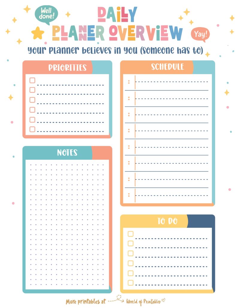 Printable Daily Planner 51