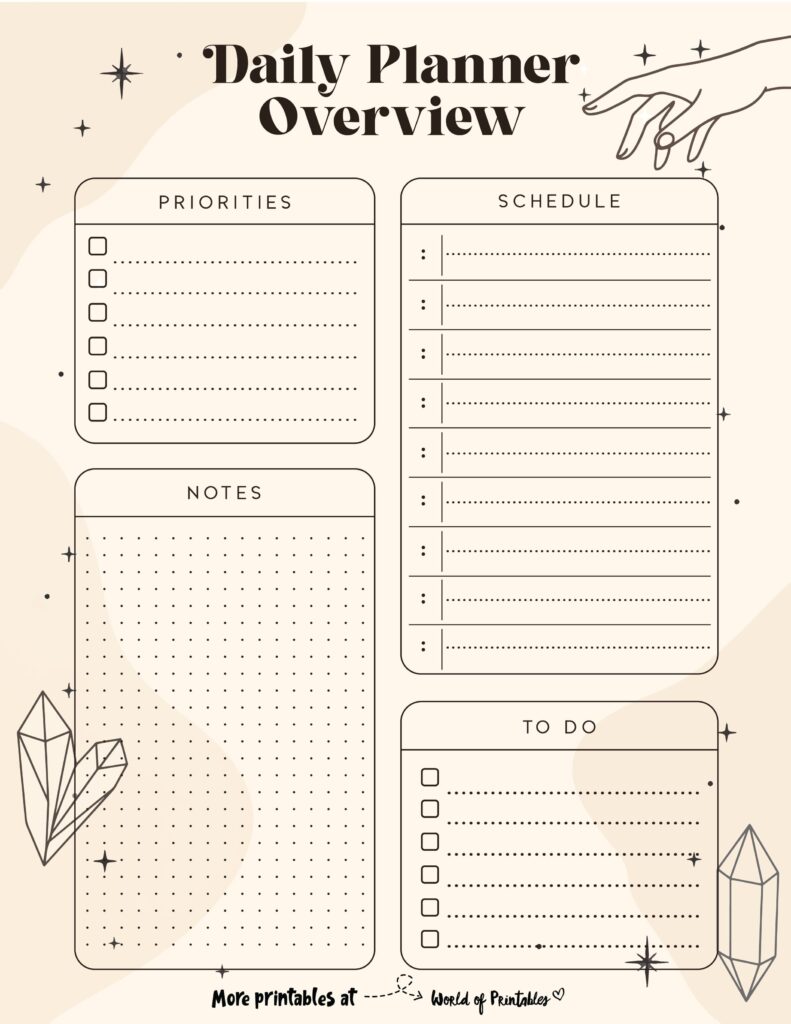 Printable Daily Planner 55
