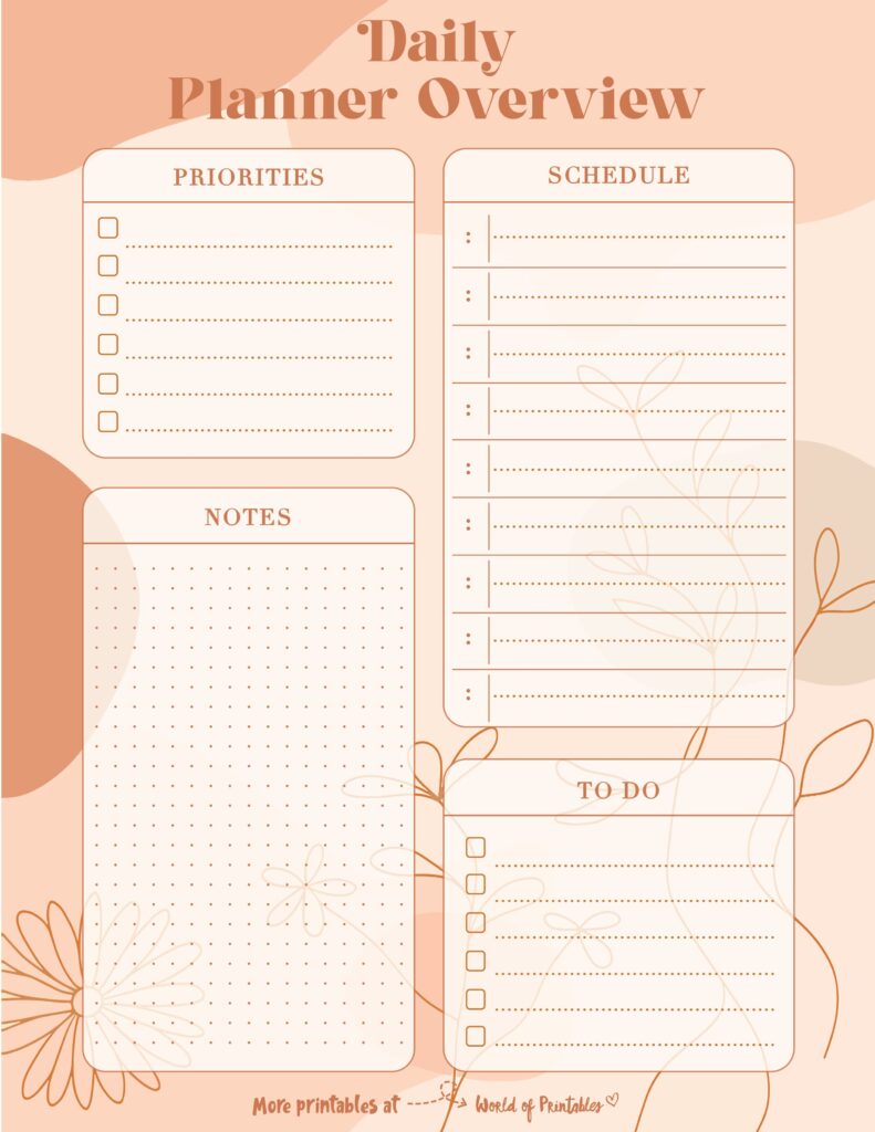 Printable Daily Planner 56