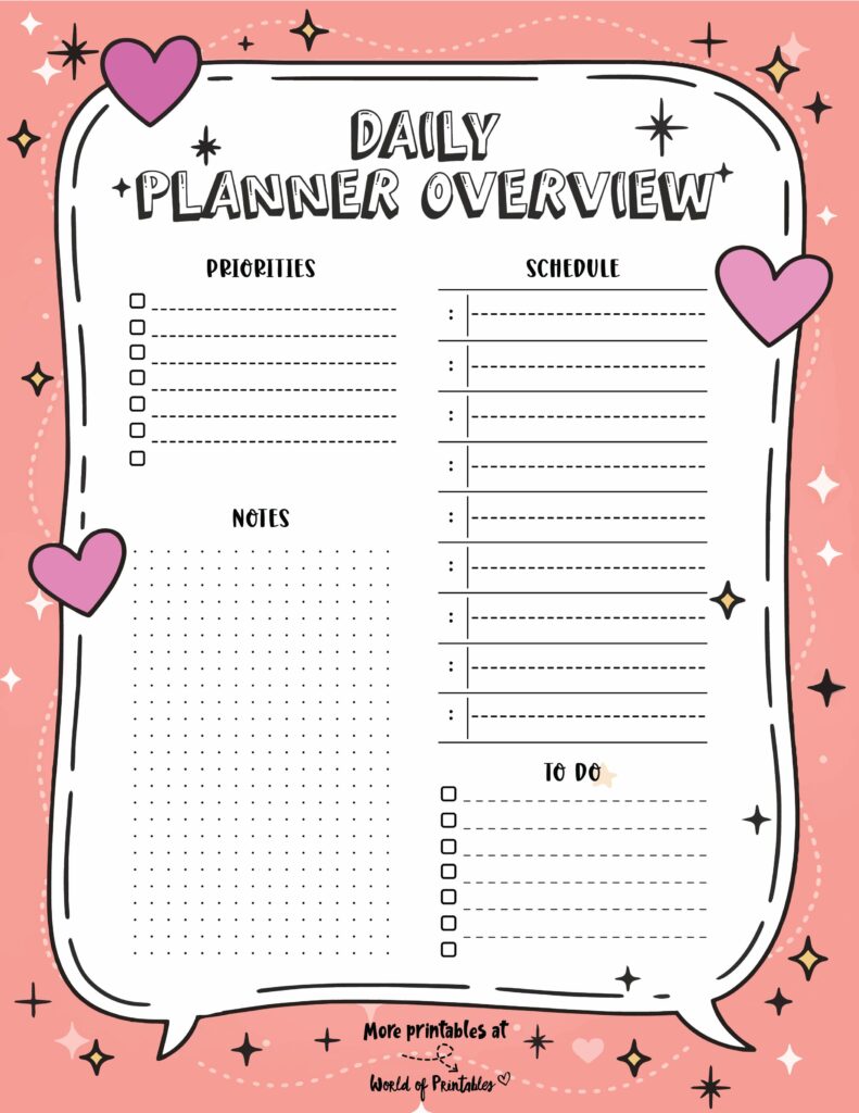 Printable Daily Planner 61