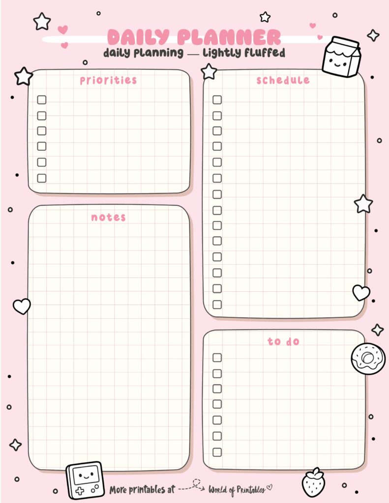 Printable Daily Planner 71