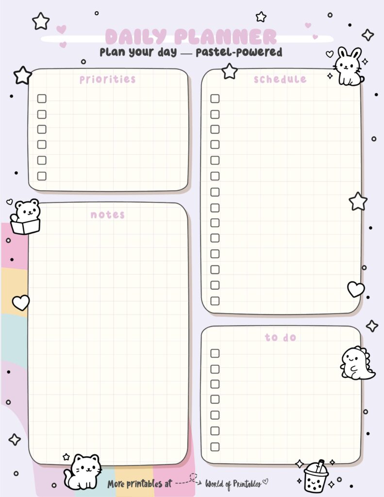 Printable Daily Planner 73