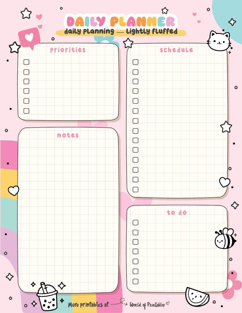 Printable Daily Planner 76
