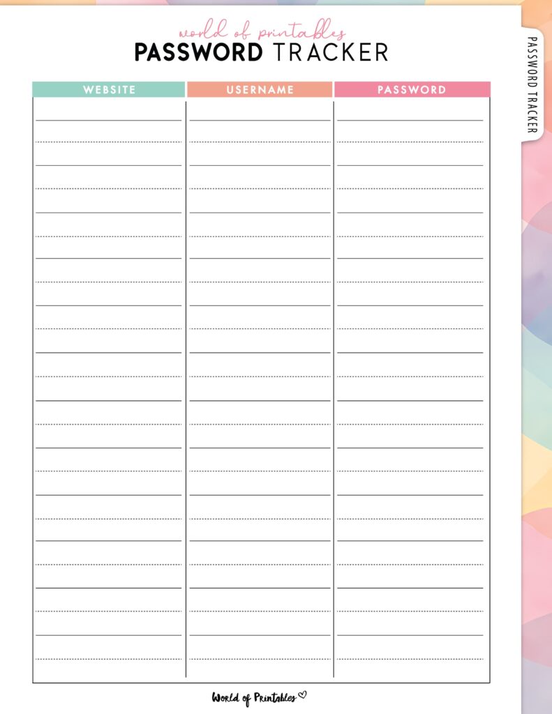 Printable Password Tracker-10