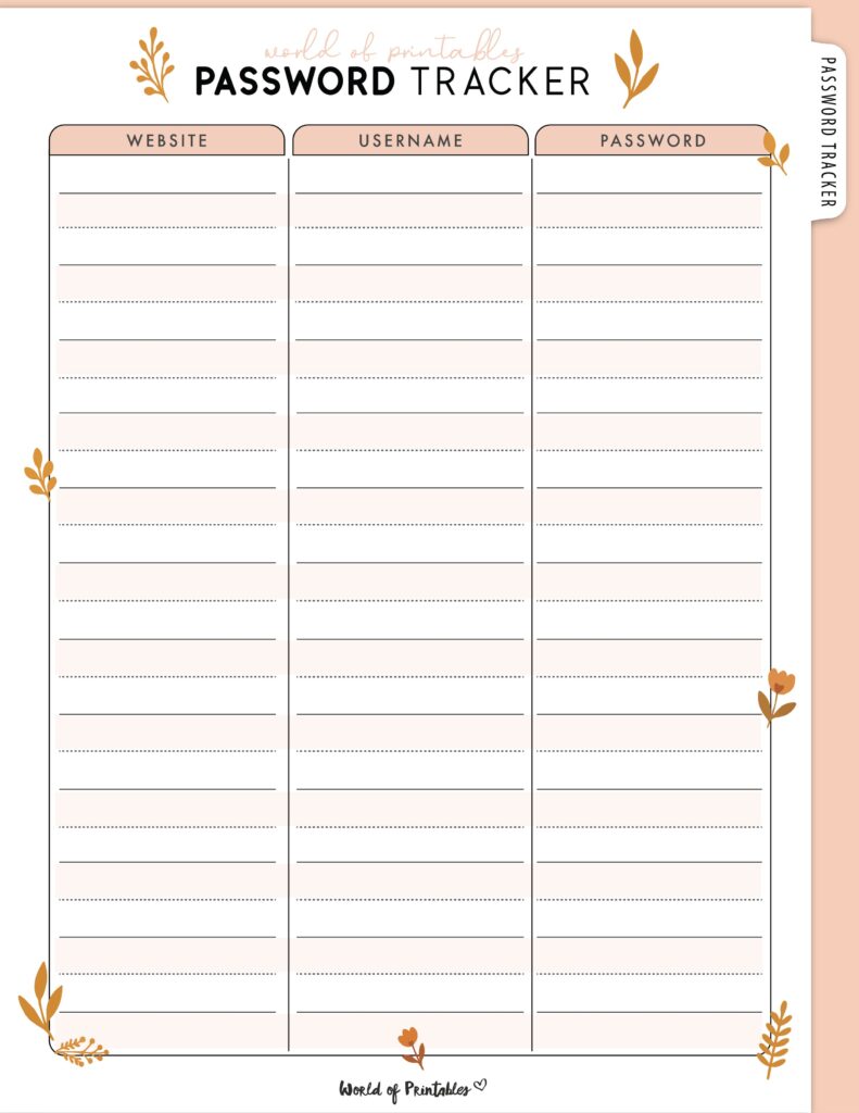 Printable Password Tracker-19