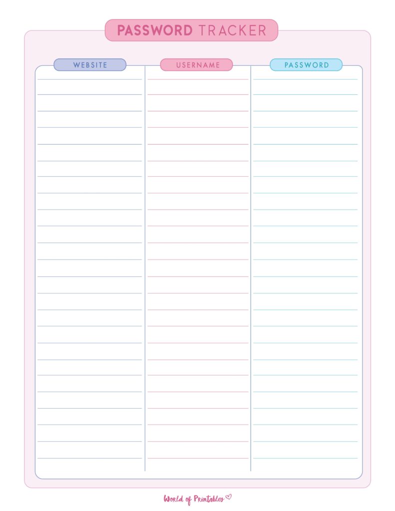 Printable Password Tracker-22