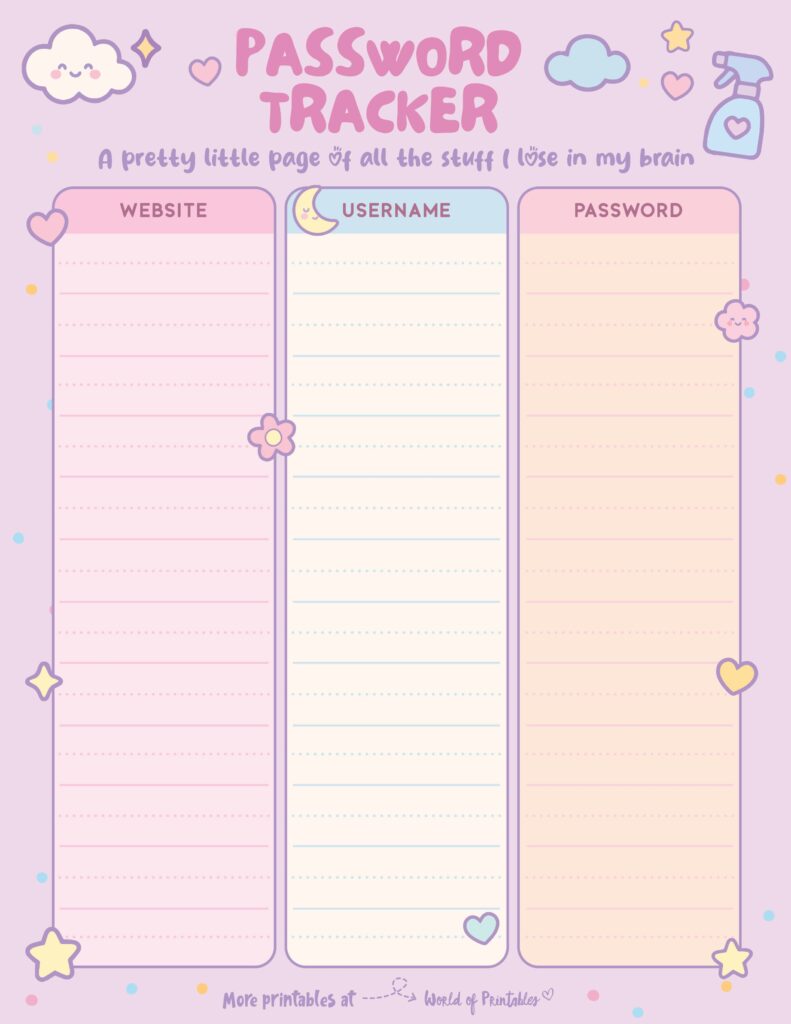 Printable Password Tracker-28