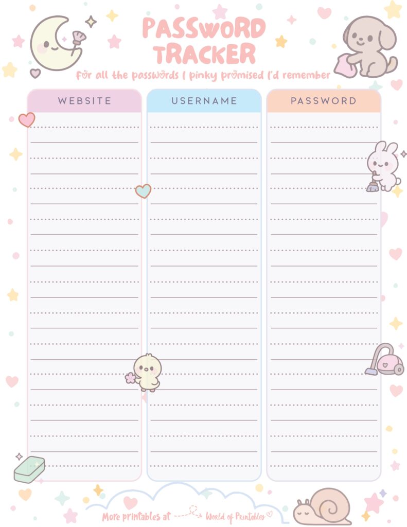 Printable Password Tracker-33