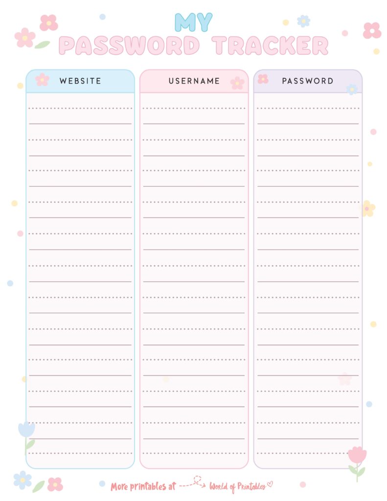 Printable Password Tracker-38