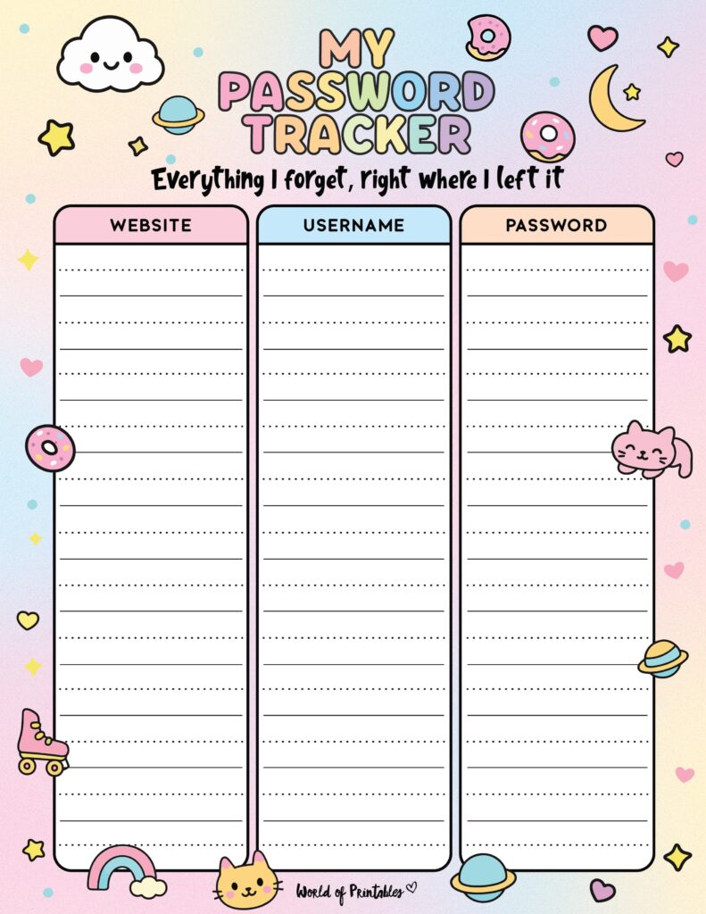 Printable Password Tracker-42
