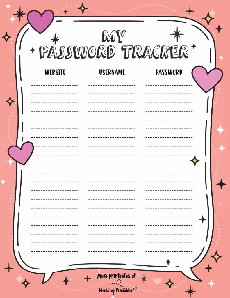 Printable Password Tracker-62