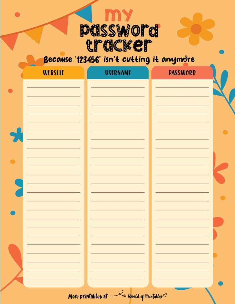 Printable Password Tracker-63