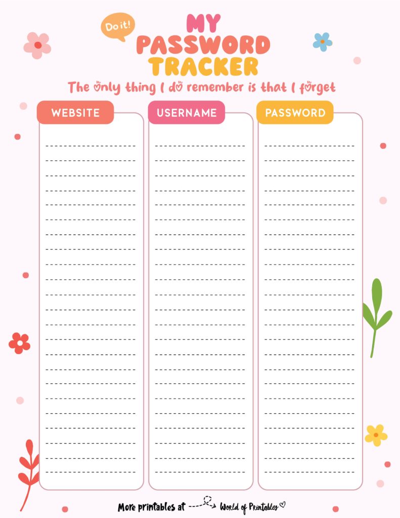 Printable Password Tracker-64