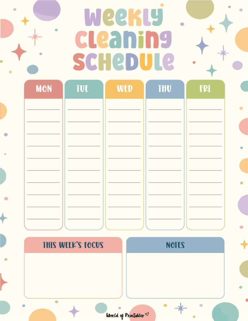 Printable Weekly Cleaning Schedule-04