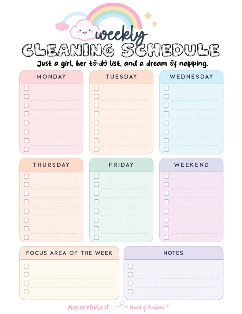 Printable Weekly Cleaning Schedule-104