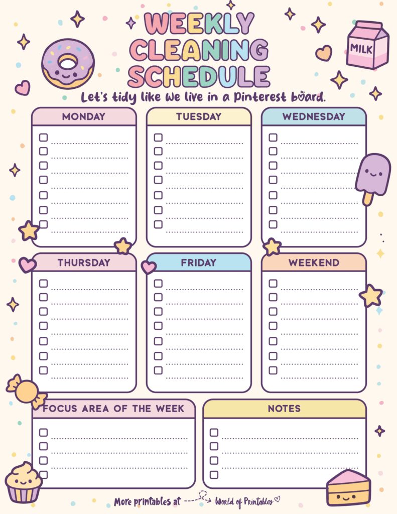 Printable Weekly Cleaning Schedule-119_1