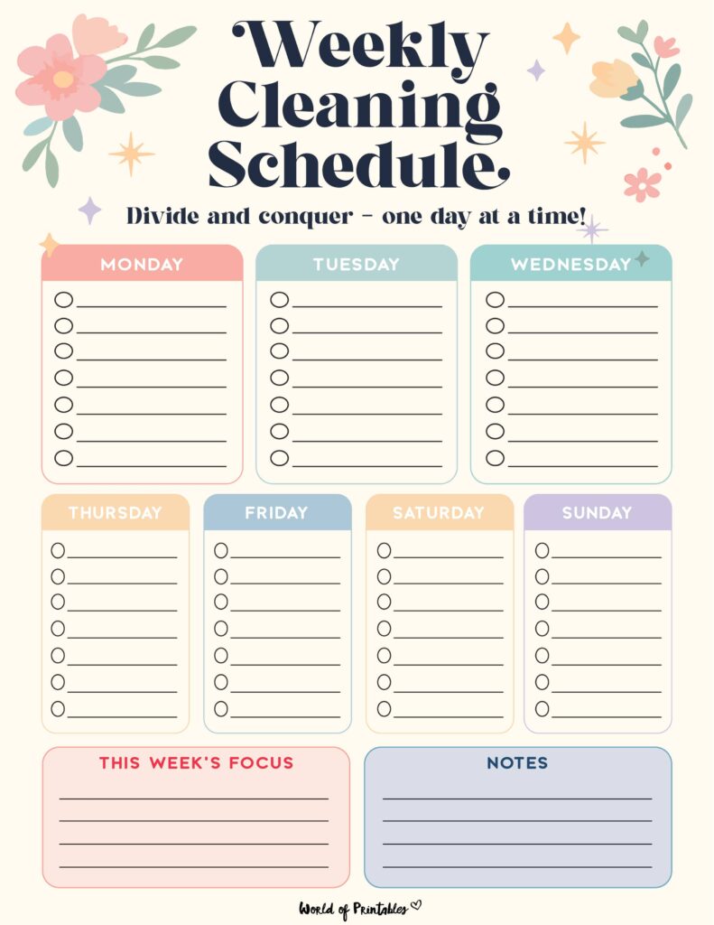 Printable Weekly Cleaning Schedule-29