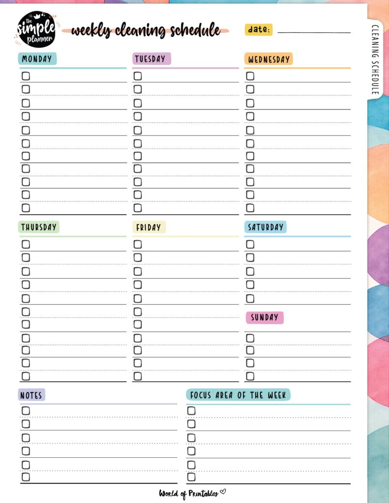 Printable Weekly Cleaning Schedule-37