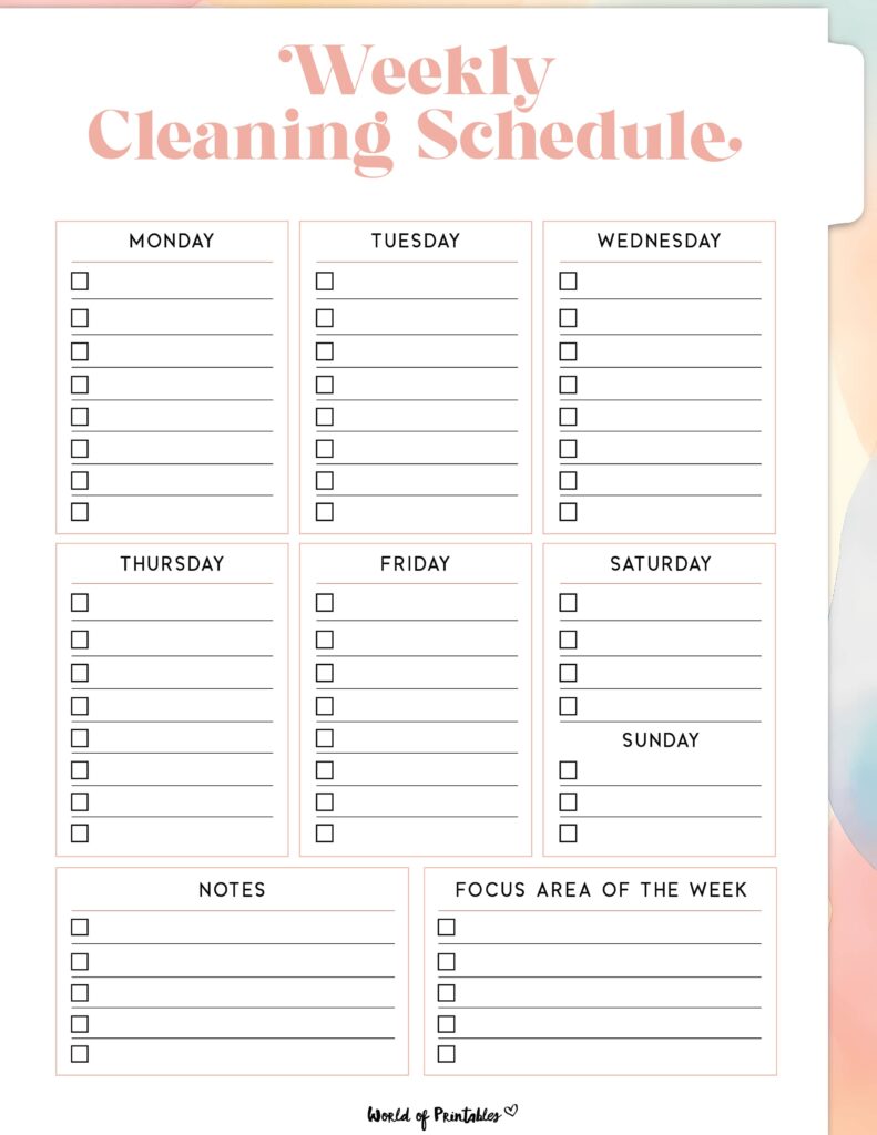 Printable Weekly Cleaning Schedule-41