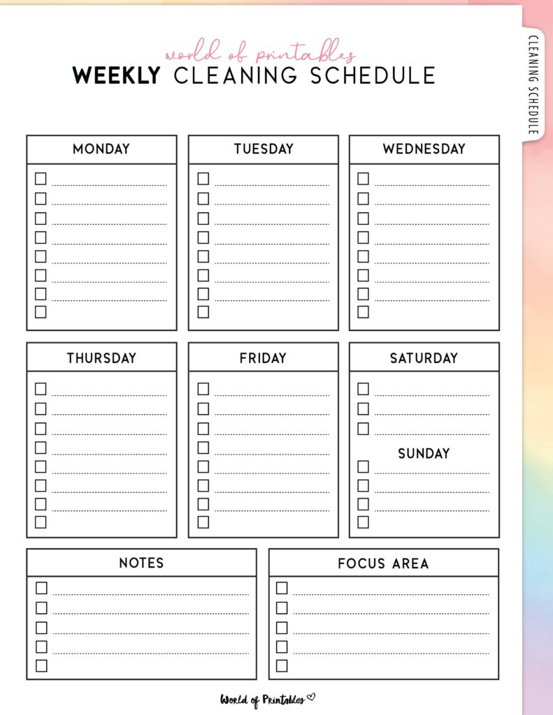Printable Weekly Cleaning Schedule-44