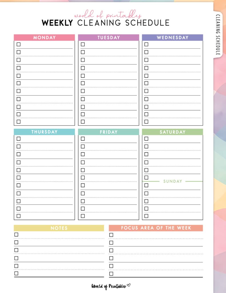 Printable Weekly Cleaning Schedule-51