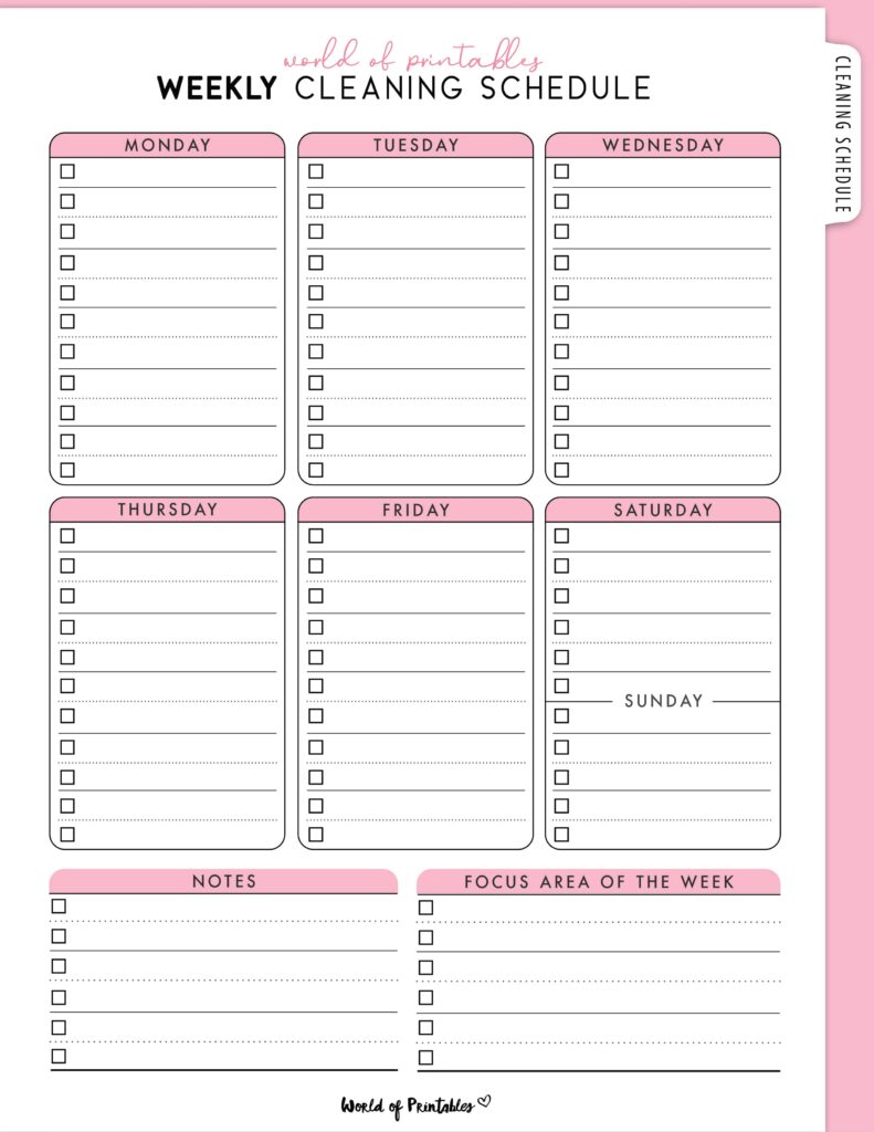 Printable Weekly Cleaning Schedule-64