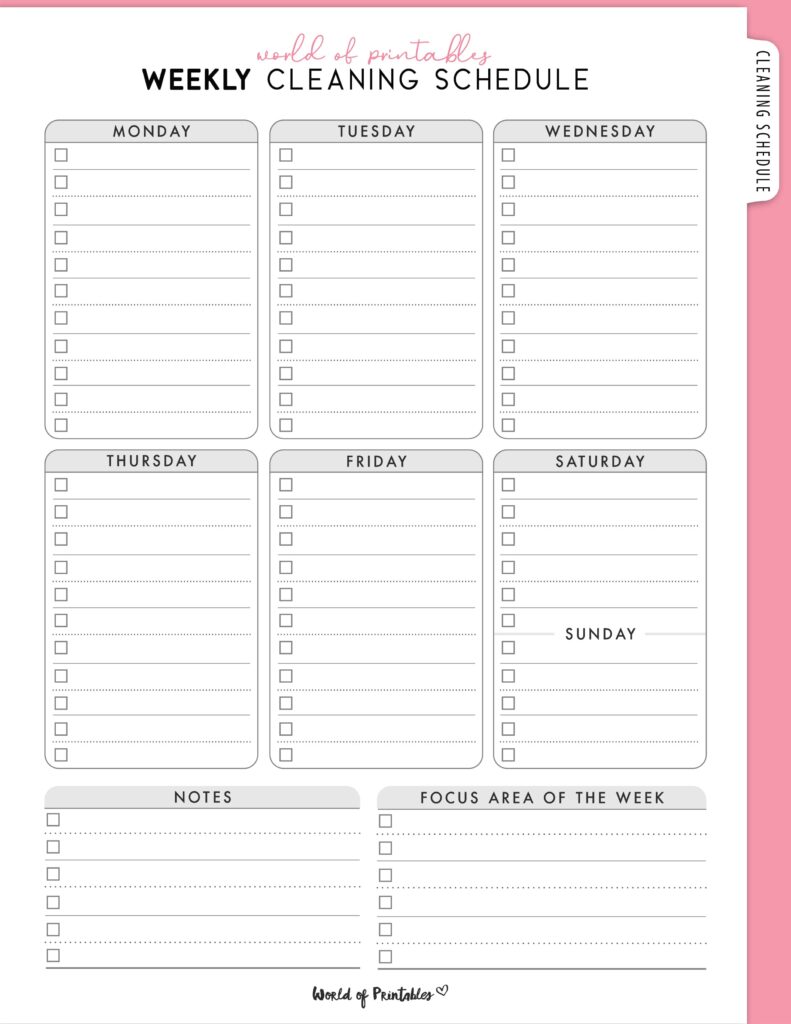 Printable Weekly Cleaning Schedule-65