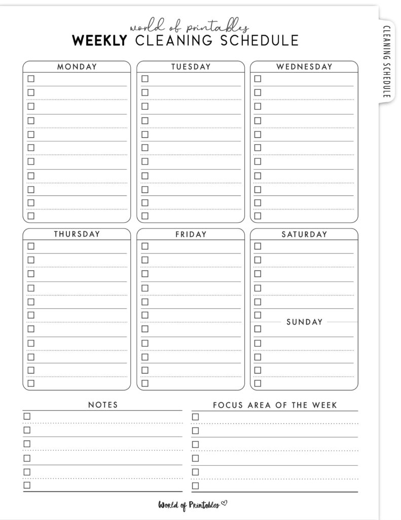 Printable Weekly Cleaning Schedule-67