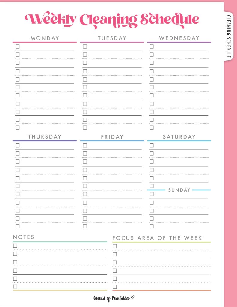 Printable Weekly Cleaning Schedule-68