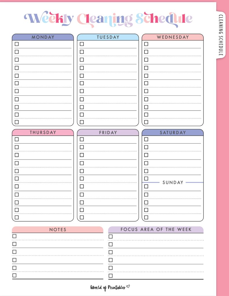 Printable Weekly Cleaning Schedule-69