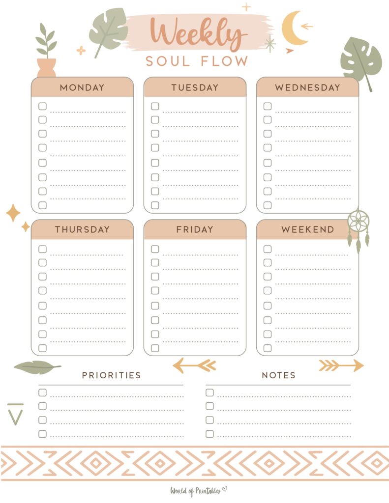 Printable Weekly Planner-102