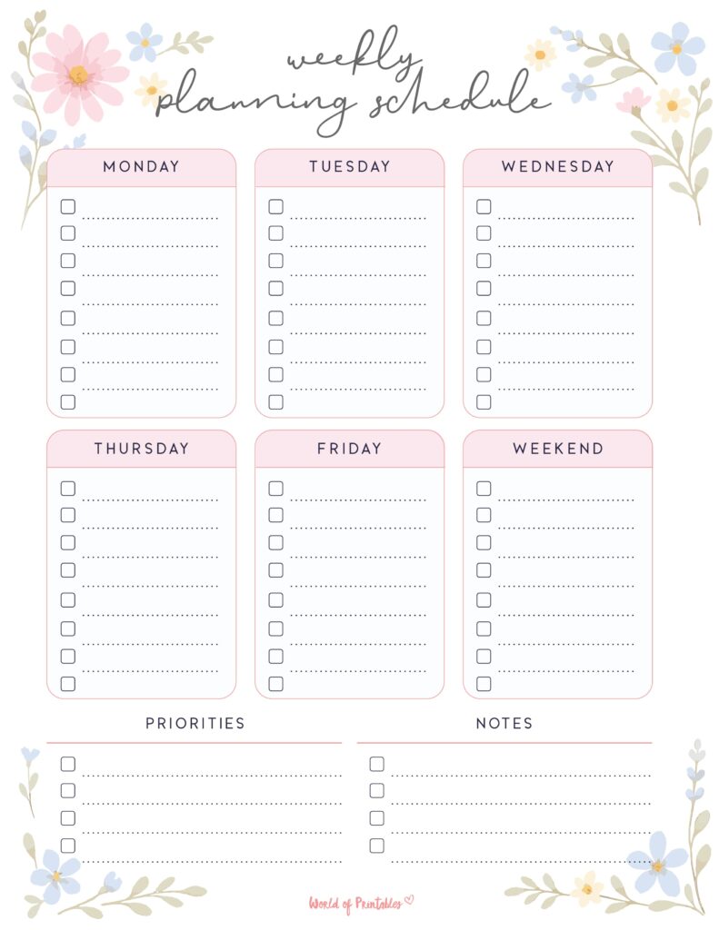 Printable Weekly Planner-110