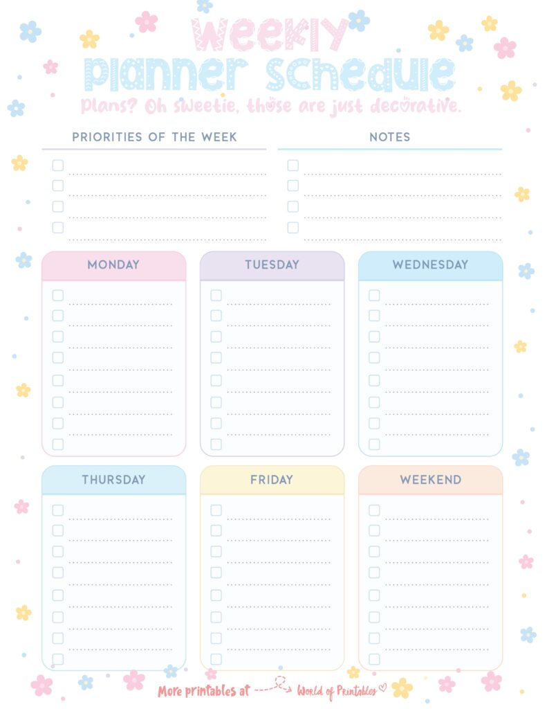 Printable Weekly Planner-112