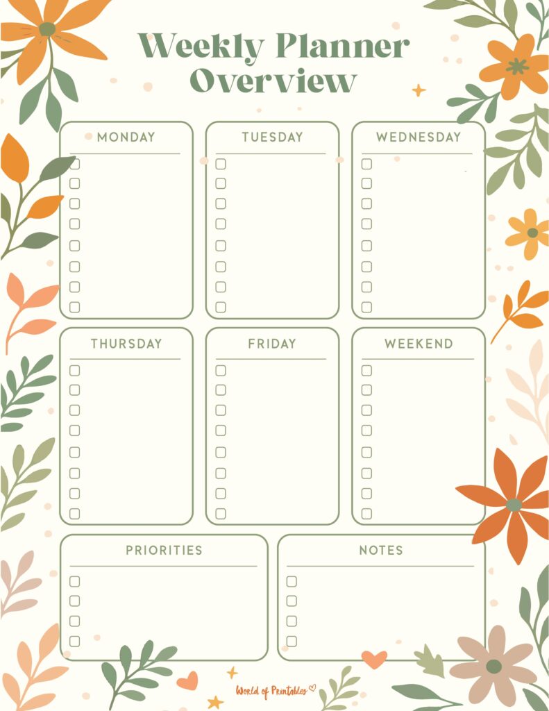 Printable Weekly Planner-125