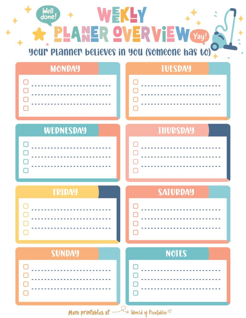 Printable Weekly Planner-128