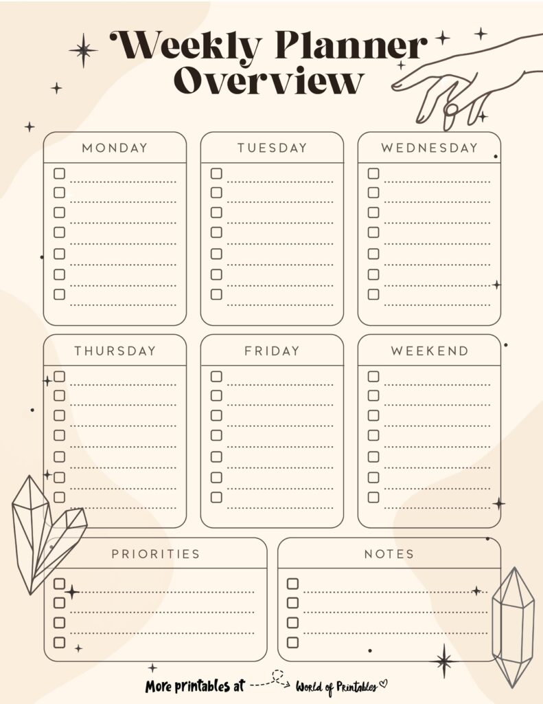 Printable Weekly Planner-134
