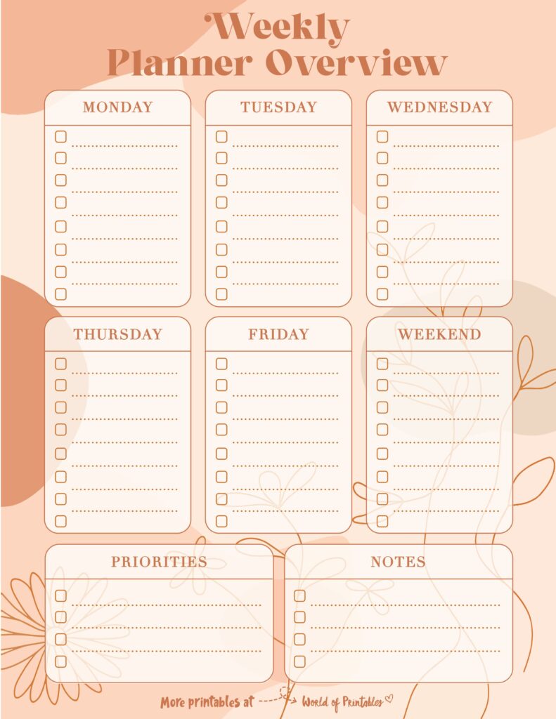 Printable Weekly Planner-139