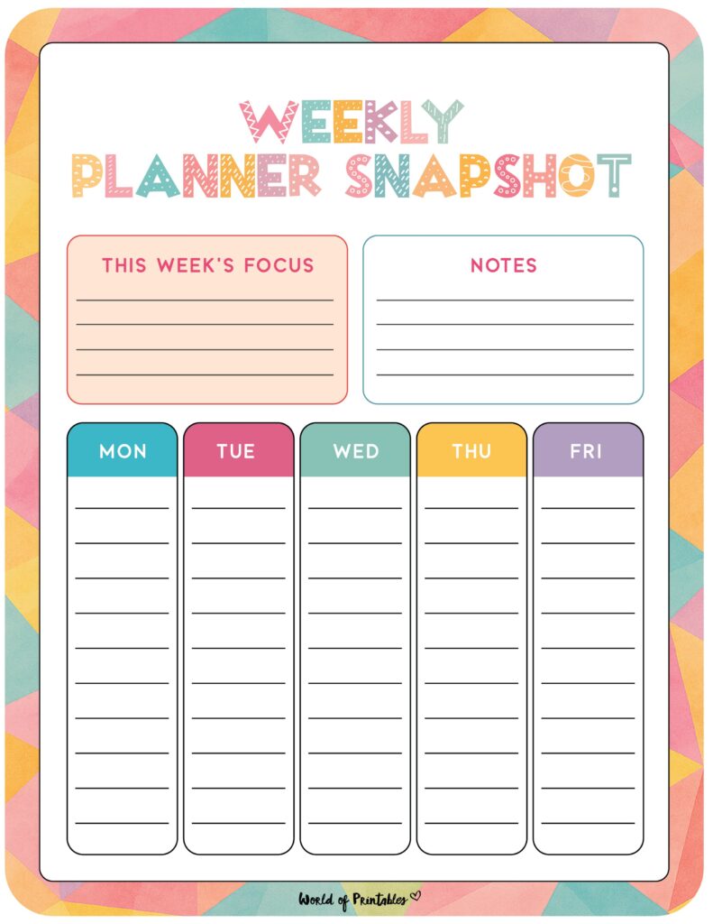 Printable Weekly Planner-14