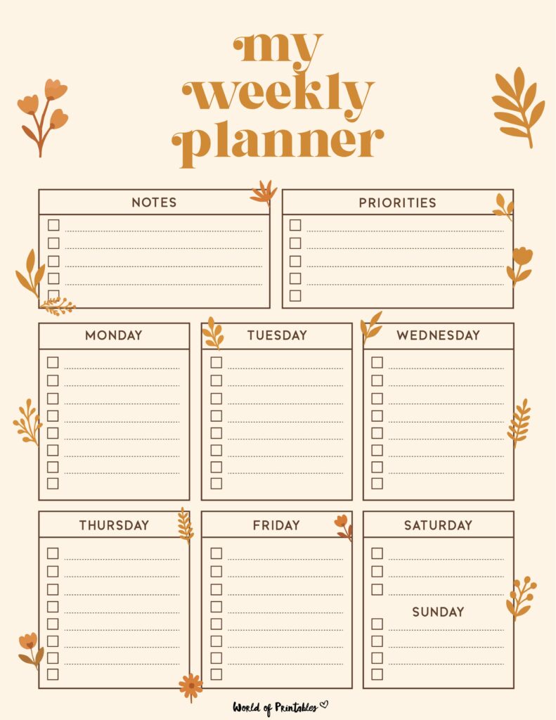Printable Weekly Planner-20