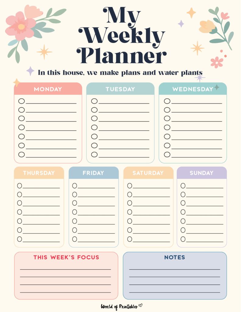 Printable Weekly Planner-29