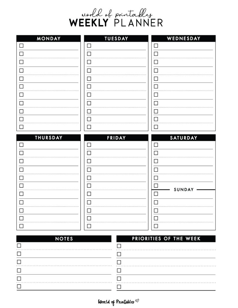 Printable Weekly Planner-32