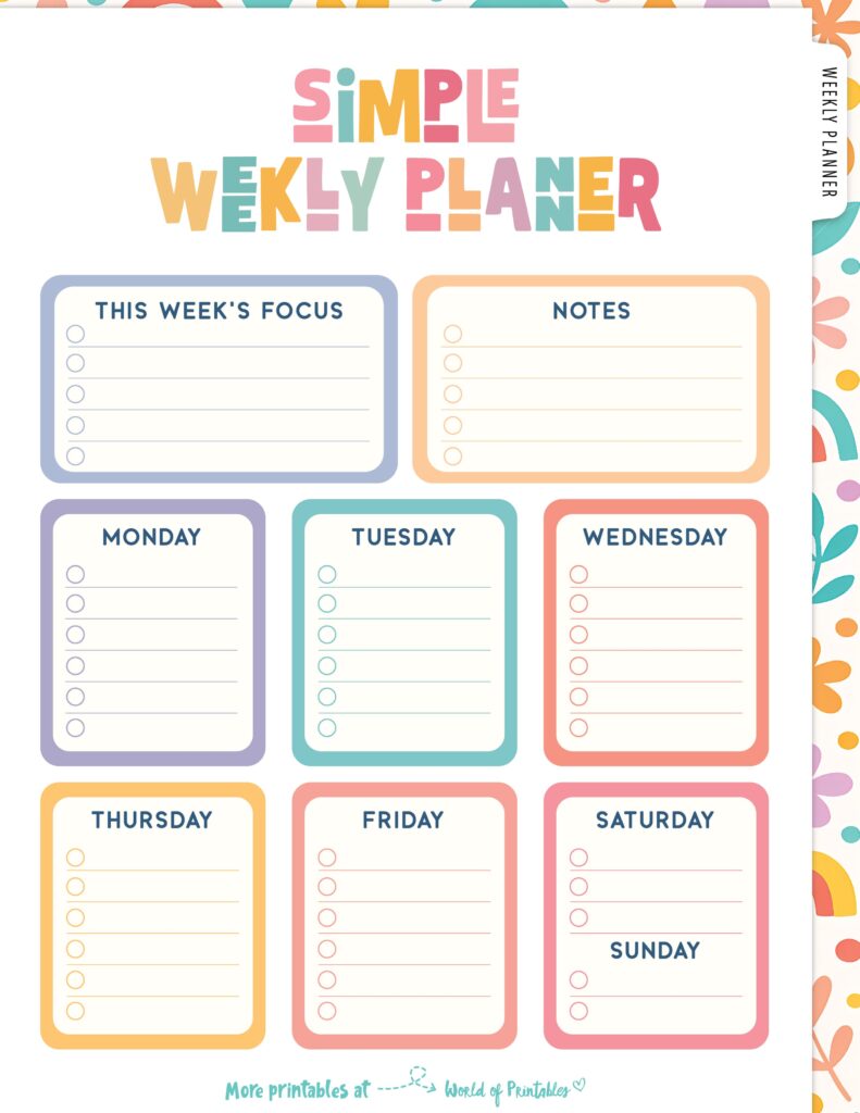 Printable Weekly Planner-38