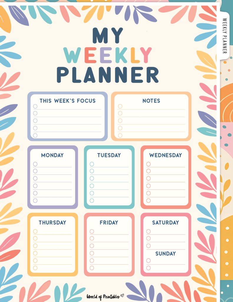 Printable Weekly Planner-39