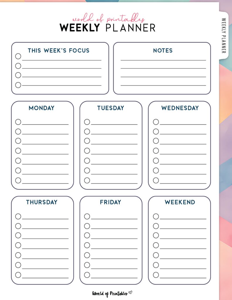 Printable Weekly Planner-46