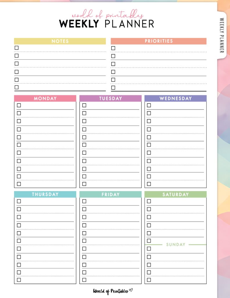 Printable Weekly Planner-51