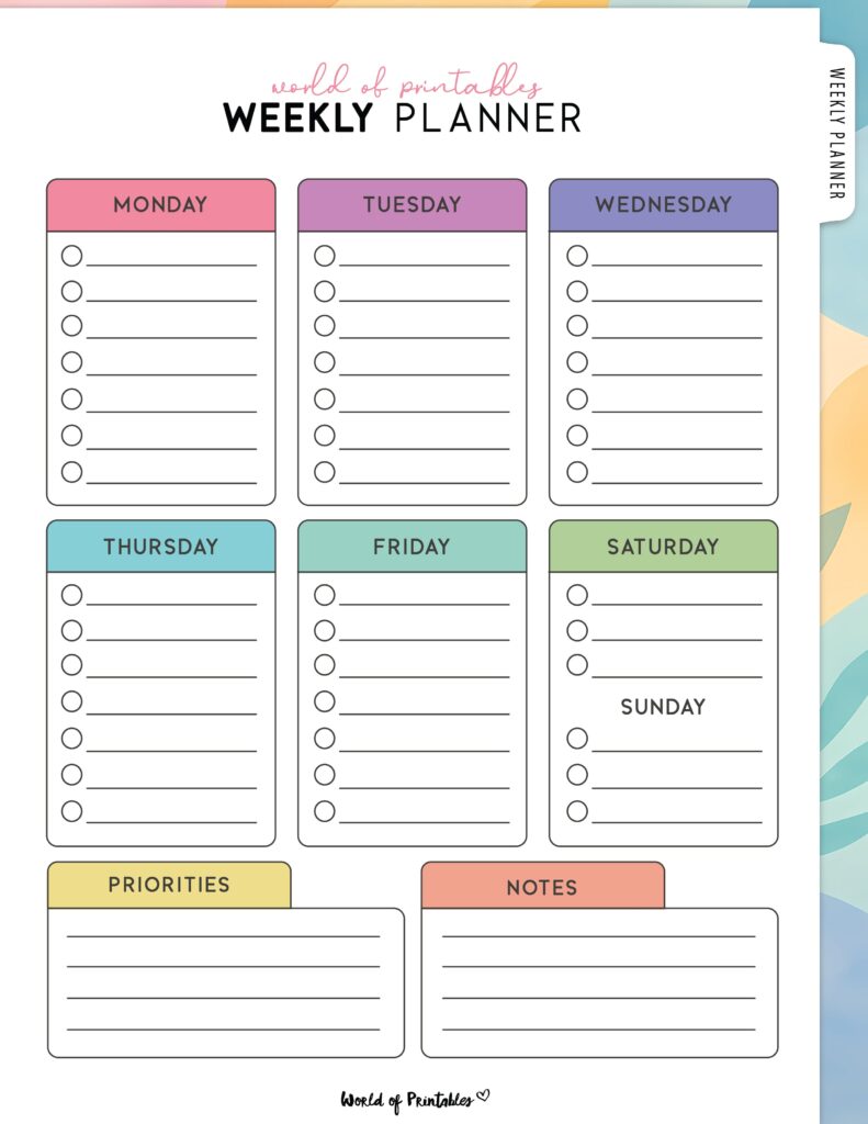 Printable Weekly Planner-53