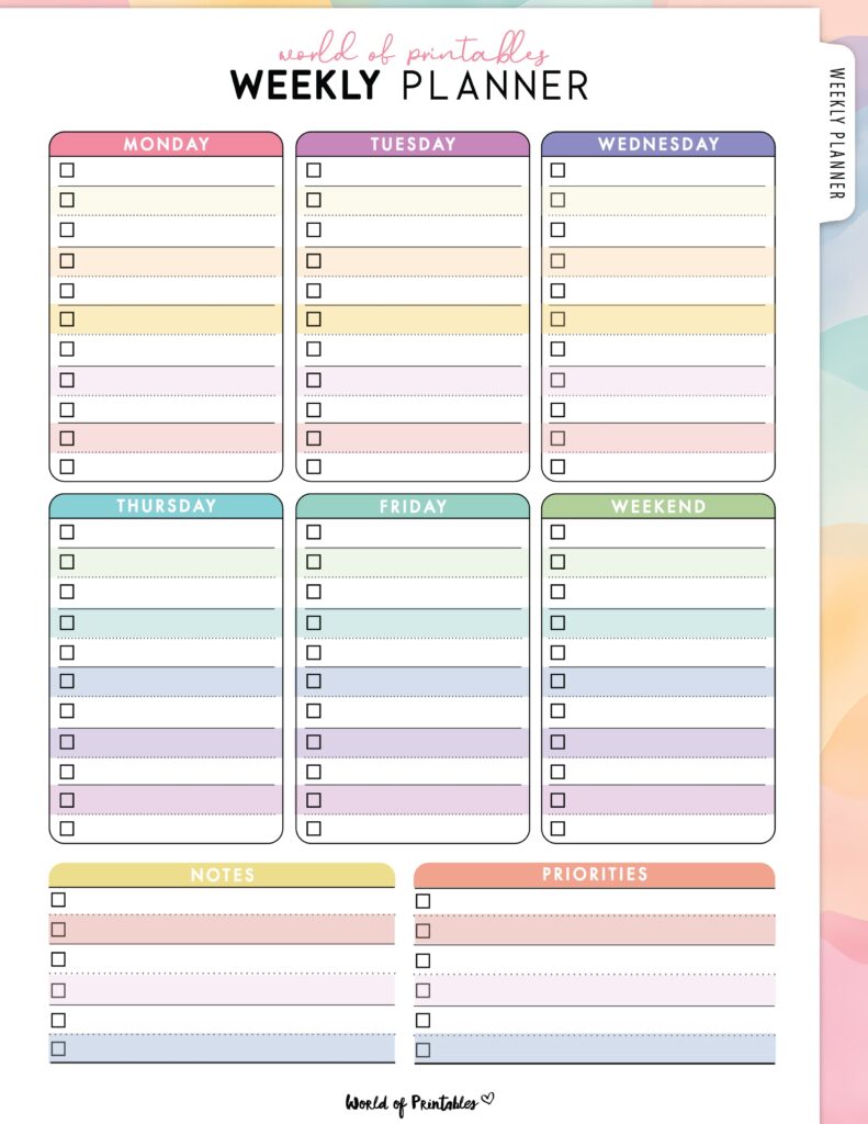 Printable Weekly Planner-56